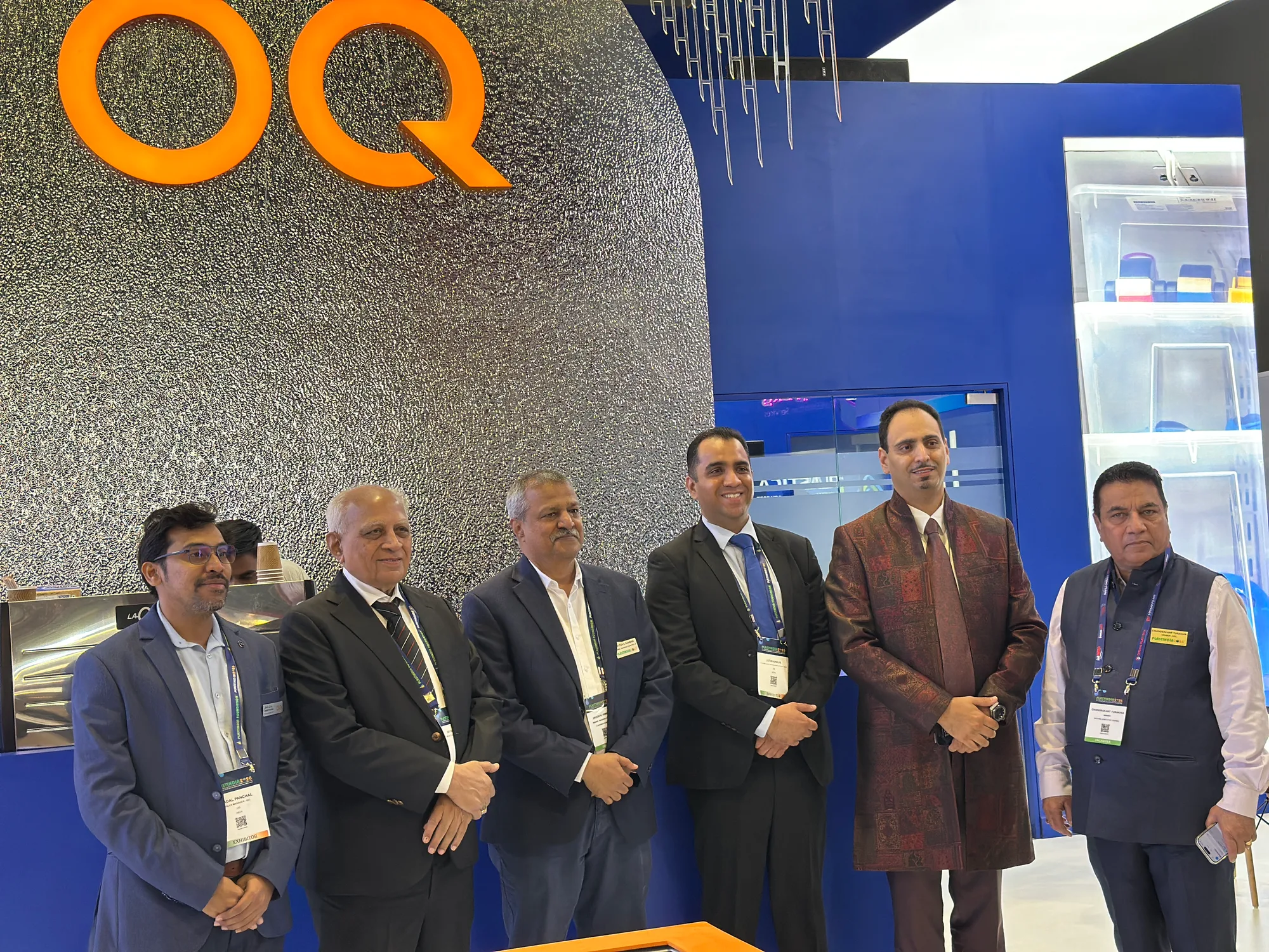 Beauty Sky with the OQ team at PlastIndia 2026