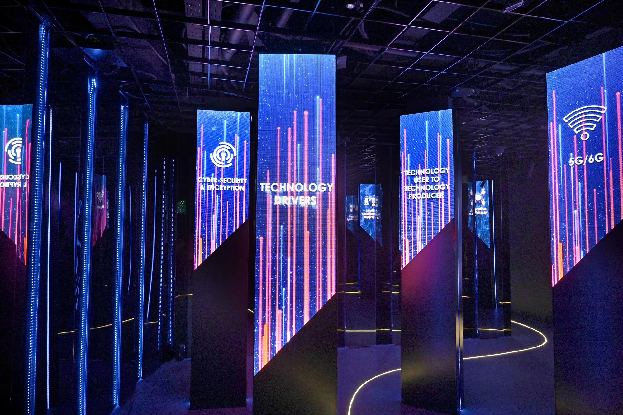 Malaysia Pavilion — LED Trees & Digital Malaysia project view 3