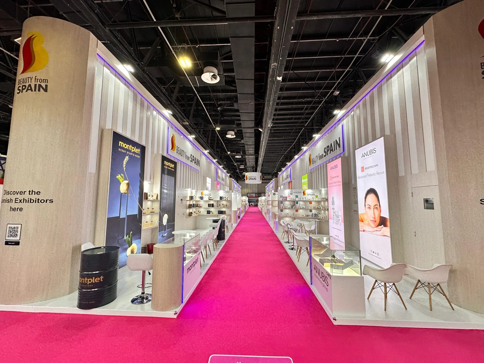 Beauty from Spain national pavilion at Beautyworld Middle East